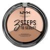 Premium NYX Professional Makeup 3-Step Sculpting Face Contour Palette - Fair, Fair, 1 Piece, FAIR