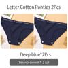 FINETOO New M-2XL Women Underpants Custom Letter Panties Breathable Cotton Underwear Ladies Briefs Casual Panty Female Lingerie