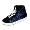 Fashion High Top Sneakers Men Cloth Shoes Breathable Cool Street Male Footwear Brand Sneakers Black Red Blue