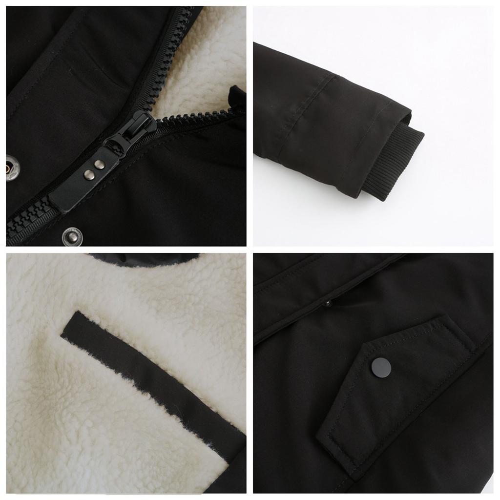 Женское бархатное вельветовое пальто с капюшоном, женское зимнее хлопковое пальто, утолщенная теплая куртка средней длины