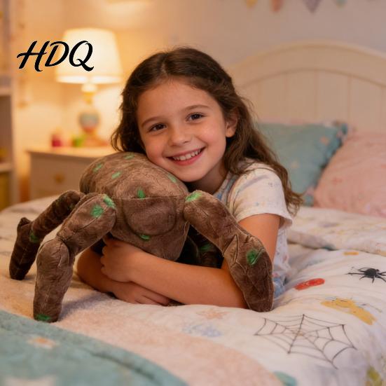 Плюшевая кукла Каменный Паук Игрушка 20 см Мягкое Набивное Животное Реалистичный Жуткий Декор Обнимашка Уникальный Домашний Подарок для Фанатов Любителей Научной Фантастики Подушка