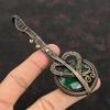 Ограненный Замбийский Изумруд Кулон Медная Проволока Обернутый Драгоценный Камень Кулон Изумрудные Ювелирные Изделия Гитары Подвеска Ручной Работы Подарок Для Женщин Дизайнерские Ювелирные Изделия