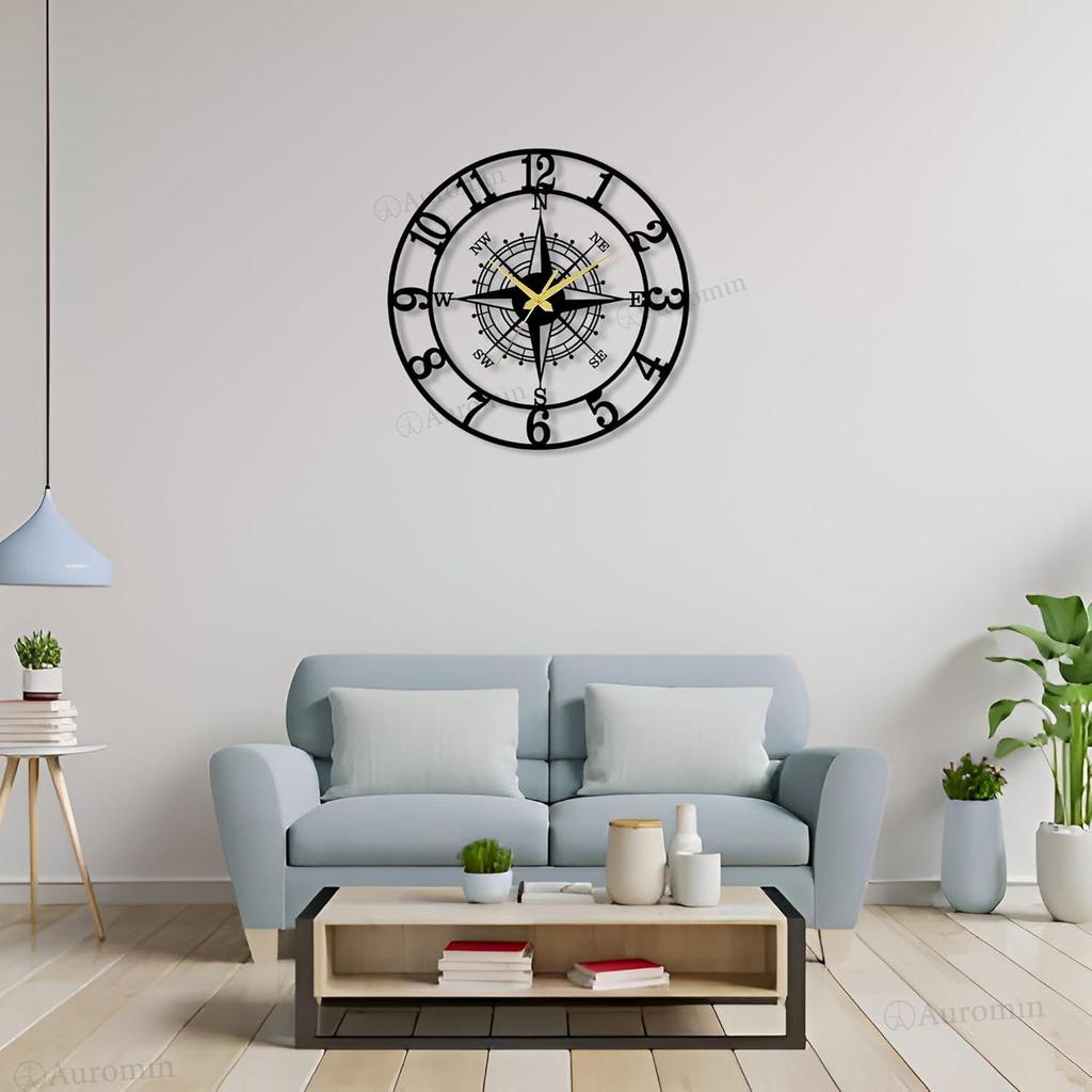 Modern Silent Wall Watch for Bedroom, Hall, Ofifice, Drawing Room | Decorative Wallclocks Big Size for Hall Large, Interior Design Items for Home
