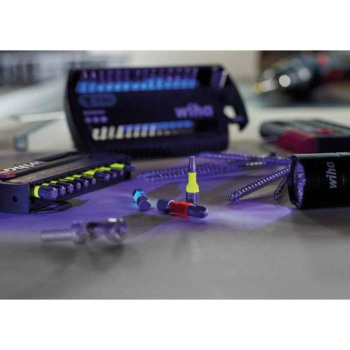 Jeu d'embouts - Wiha - T10 - 50 mm - 5 pcs - Torx® - Acier chrome-vanadium-molybdène