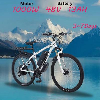 Akez электровелосипед из алюминиевого сплава 21 взрослый 29-дюймовый горный электровелосипед 1000 Вт 48 В 13 Ач литиевая батарея Электровелосипед