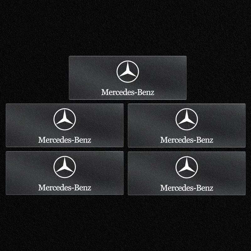 Наклейки-значки на подголовники передних сидений автомобиля, наклейки на боковые окна автомобиля для Mercedes Benz AMG W204 W205 W212 W213 W177 W176 W117 X253 W247