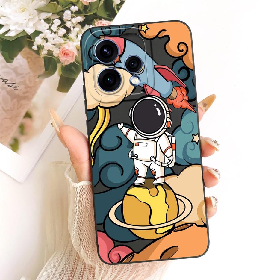 Чехол для Oppo Reno15 F 5G Reno 15 Pro CPH2813 Милый Чехол-Мультяшка с Динозавром Мягкий Силиконовый Чехол для Oppo Reno15 Pro Reno 15F Fundas