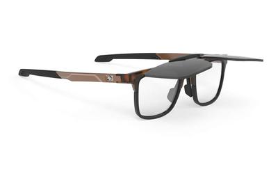 Спортивные солнцезащитные очки INKAS Demi Turtle Gloss Smoke Black [RUDY PROJECT] Flip-Up SP681050-0000