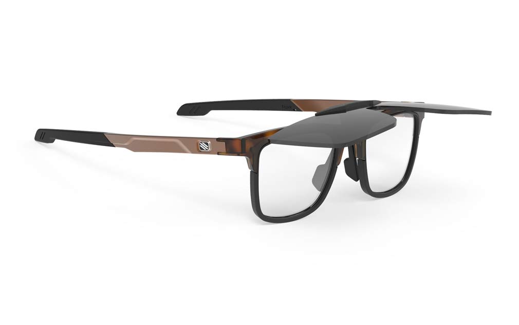 Sports Sunglasses INKAS Demi Turtle Gloss Smoke Black [RUDY PROJECT] Flip-Up SP681050-0000