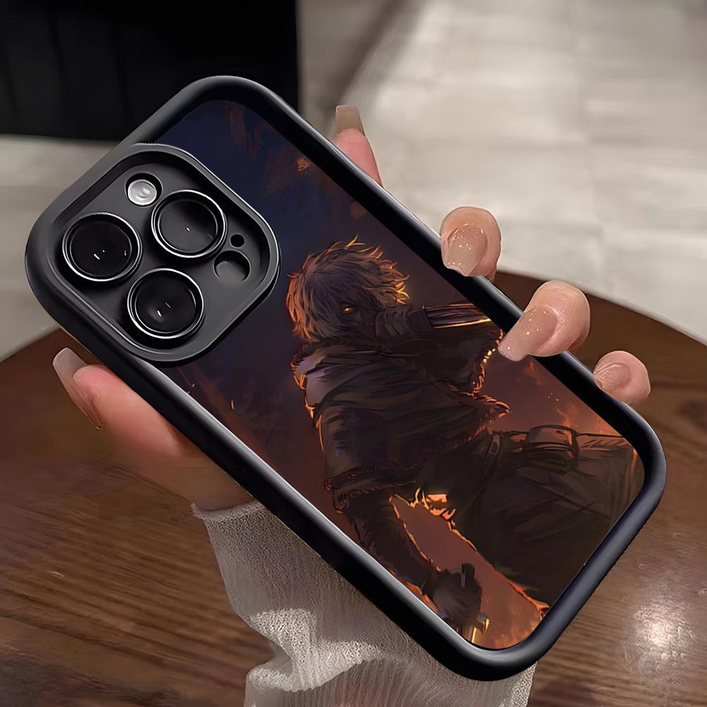 Чехол для телефона Аниме Сага о Винланде Для IPhone 17 Pro Max 15 Pro 16 14 Plus 12 13 Mini 11 Pro Ударопрочный Мягкий Чехол