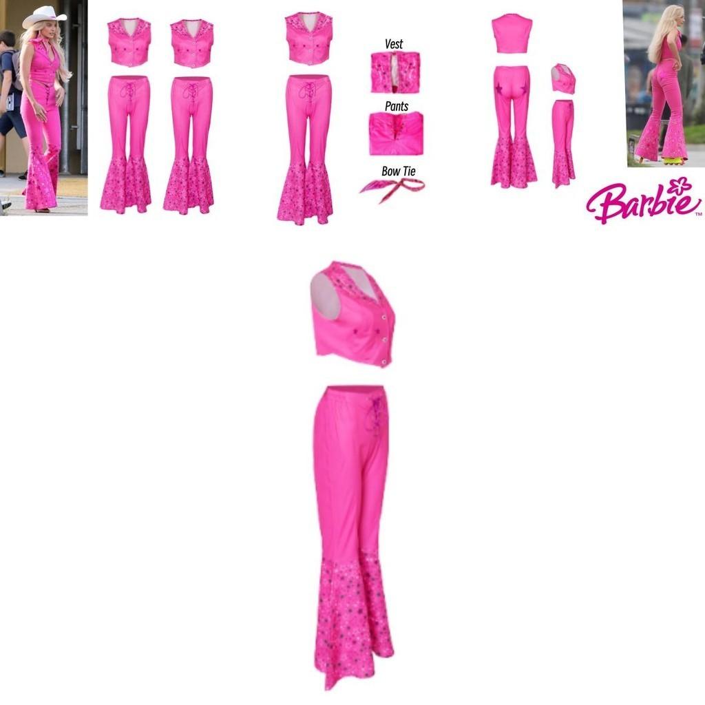 Trendy Barbie Ken Movie Character Cosplay Outfit Polyester, Personalized Streetwear, Available In Multiple Sizes