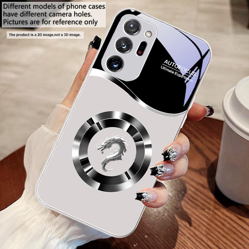 Круглый Новый Голова Дракона Для Samsung M 02 12 Note 8 9 10 20 A 01 A02 A03 Core 04 A05 06 10 12 13 14 15 A16 стекло Ультра чехол для телефона