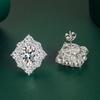 BELLA BOX Luxury Women Fashion Flower Stud Earrings Wedding Engagement Party Gift