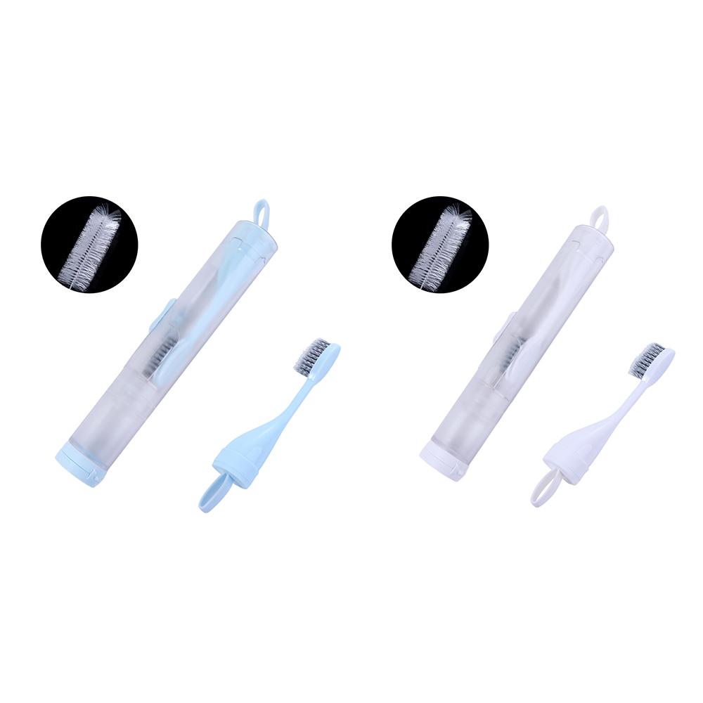 Creative Plastic Camping Toothbrush Set Tooth Clean Tools Folding Toothbrush Toothpaste Storage Kit