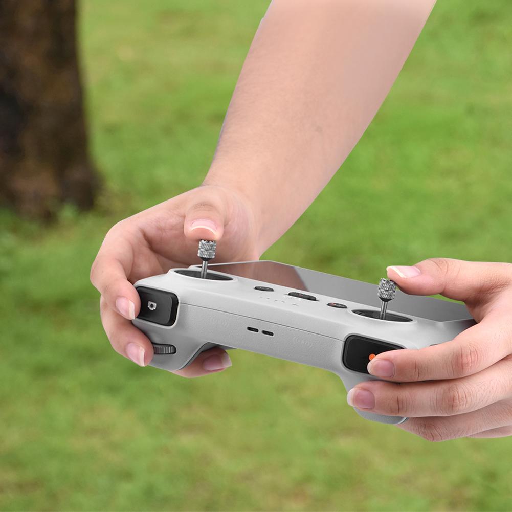 Remote Control Joystick Rocker Stick Protector Rod Aluminum Alloy Thumb Sticks Wear Resistant Lightweight for DJI Mini 3 Pro