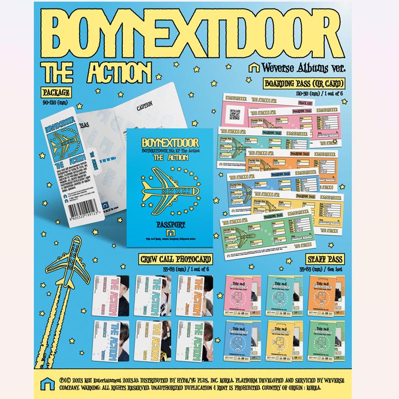 BOYNEXTDOOR 5-й альбом [The Action] Weverse album ver. (+Онлайн-выгода)