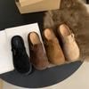 Walking Cozy Casual Baotou Half Slipper Loafers Female Slingback Slip On Mule For Women Platform New 2024 Design Comfort