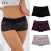 Women Lace Panties Sexy Lace Boxer Shorts Floral Lingerie Intimates Briefs Perspective Panty