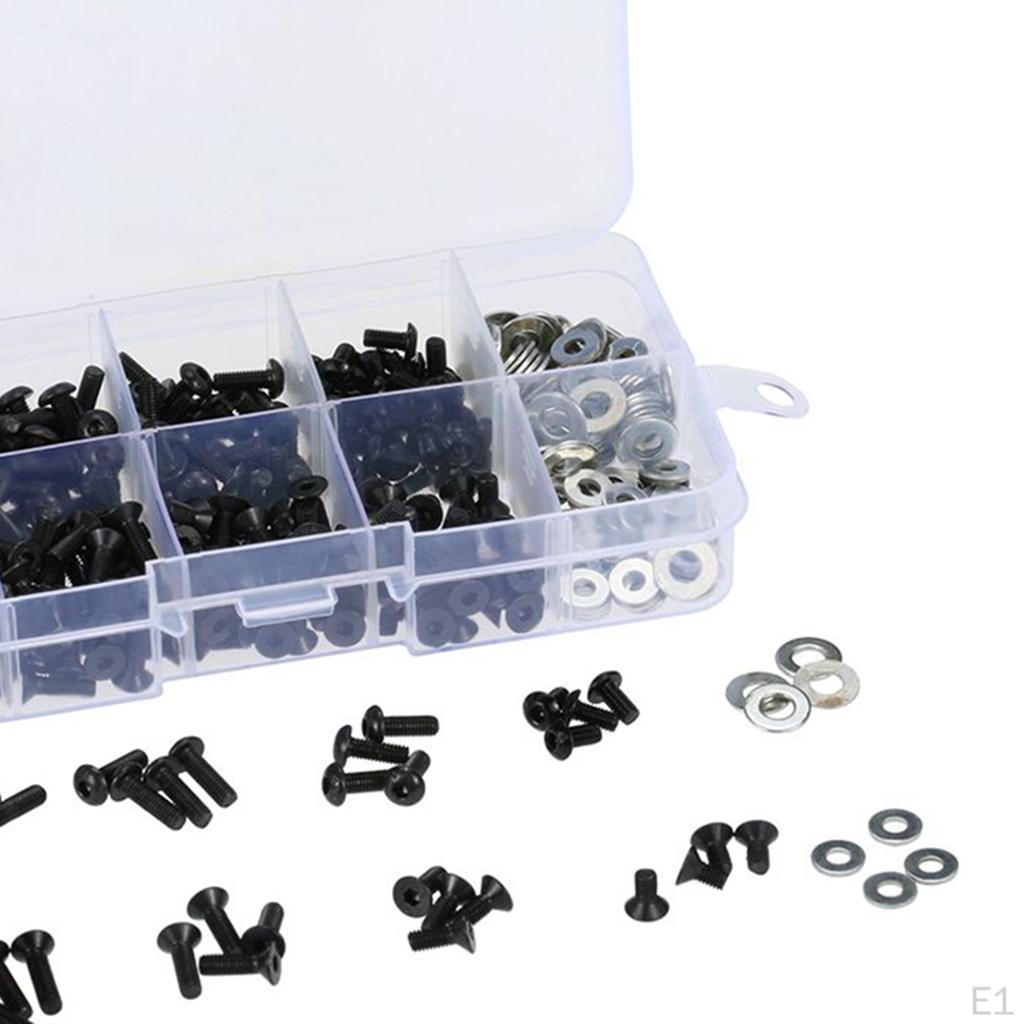 180 Pcs/set Metal Screw Kit /10 HSP RC Car
