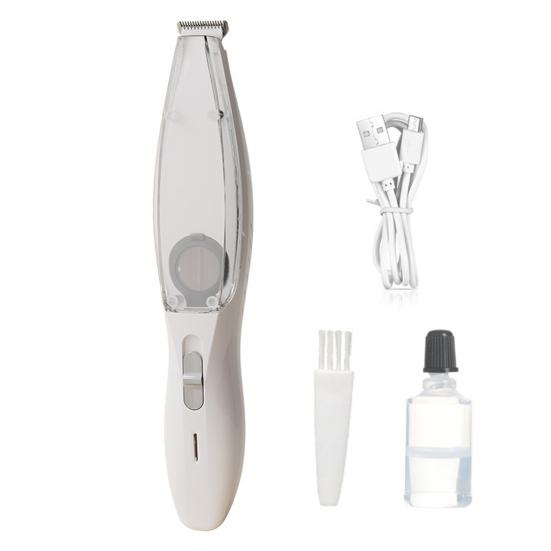 Триммер для лап собаки с мощным вакуумом, беспроводной, перезаряжаемый, низкий