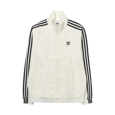 Оригинальная спортивная удобная куртка Firebird Track Top с логотипом и полосками, воротником-стойкой, длинным рукавом, мужская куртка Han-Jade-White KC1455