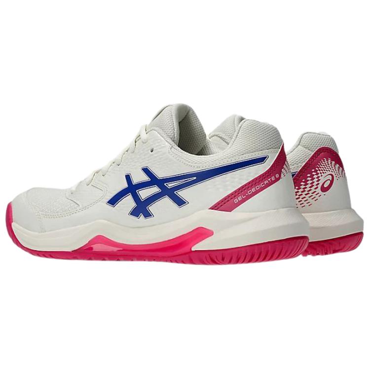 Asics Gel-Dedicate 8 Wide Versatile Comfortable Tennis Shoes Women Sneakers White Blue Pink 1042A235-105