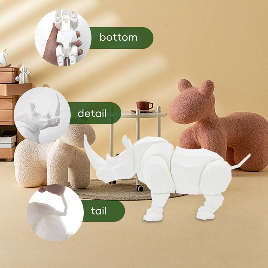 Blank Ornaments Can Be Cute And Interesting Children's Animal Toys, Desktop Decorations, Plastic Ornaments