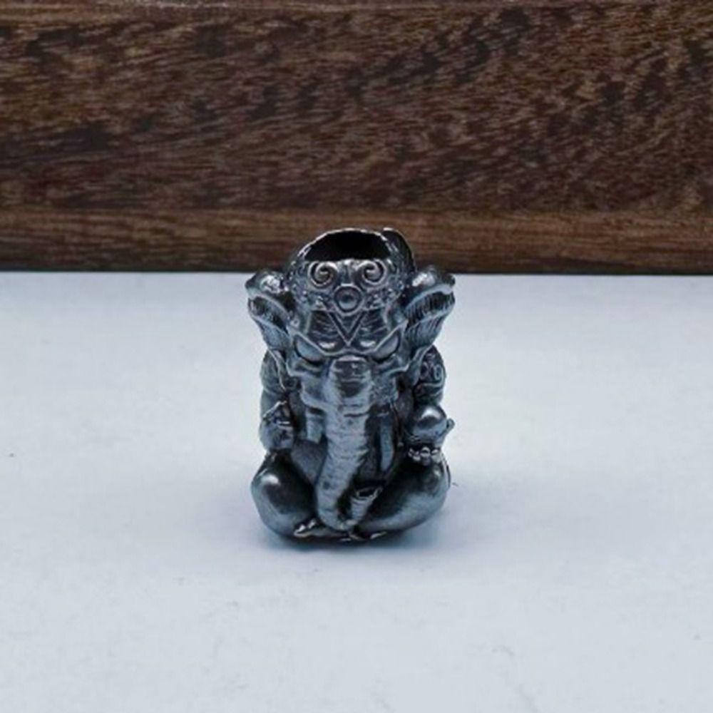 Ручная работа Lucky Cat Elephant Head Charms Браслет Шнурок Подвеска EDC Outdoor Tool
