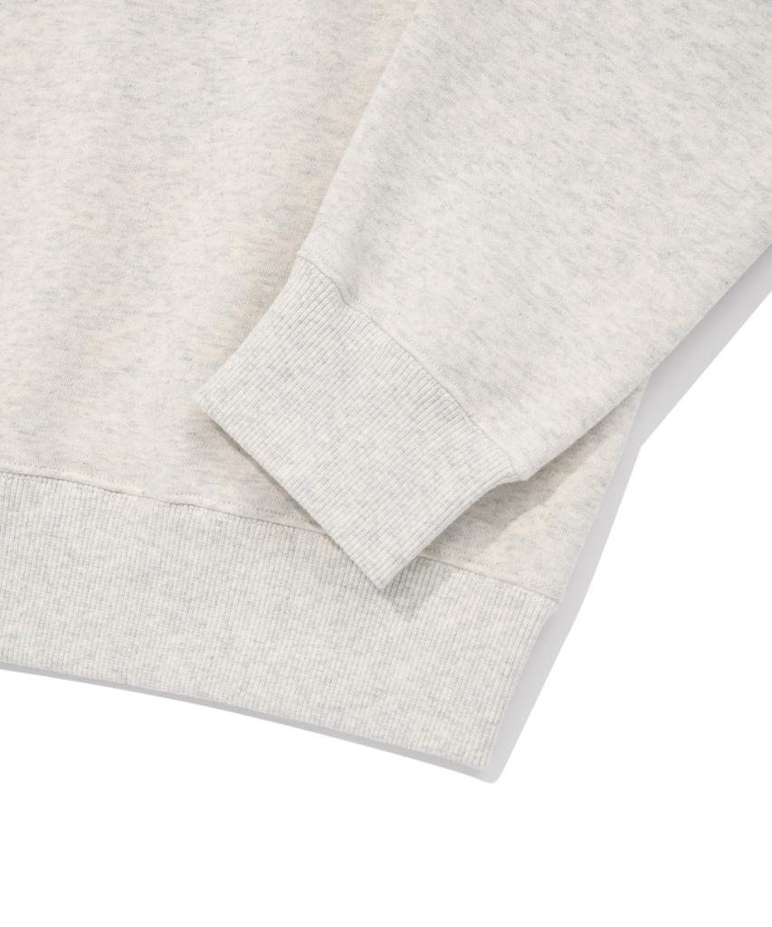 COVERNAT Arch Logo Sweatshirt Oatmeal