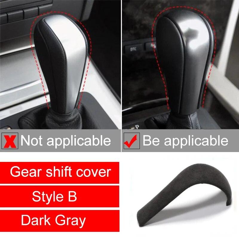 Высококачественная замшевая упаковка, чехол для ручки переключения передач, отделка из АБС-пластика, декоративные наклейки, аксессуары для BMW 3 серии E90 E92 E93 Z4 E89