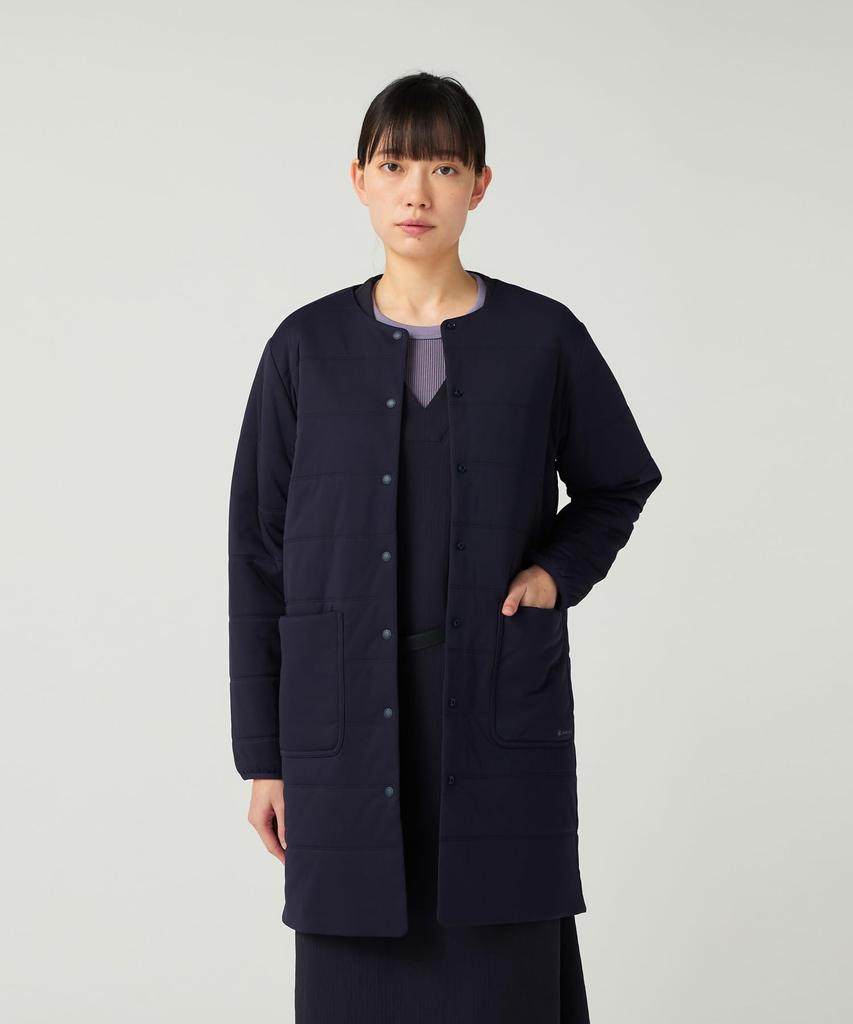 Snow Peak Flexible Insulated Long Cardigan Navy SW-25AW001 Women's