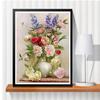 5D DIY Diamond Painting Flowers and Vase Cross Stitch Kit Mosaic Diamond Embroidery Rose Full Round/Square Drill Home Decoration