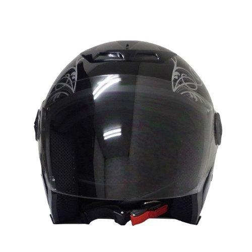 Bike Parts Center Bike Helmet Jet Graphic Black M 721102 57cm~58cm