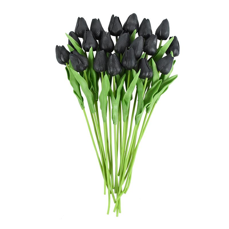 10 головок, роскошные искусственные тюльпаны, цветы, белый настоящий сенсорный букет, искусственный цветок из пены, свадебный дом, гостиная, рождественское украшение