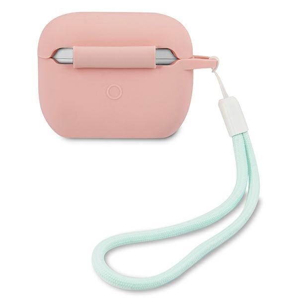 Etui do AirPods Pro Guess Silicone Vintage Różowe Zielone
