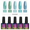PHOENIXY 5 цветов, набор гель-лаков для ногтей, дизайн ногтей, УФ-гель-лак, замачиваемый гель для ногтей, блестящие блестки, набор лаков для ногтей, дизайн ногтей, лак, праздничные подарки