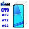 4Pcs Tempered Glass For OPPO A52 A72 A92 Screen Protector Glass