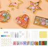 1 Set DIY Epoxy Hanging Decoration Kit with Beads Glitter Charm Tools Kids Adults
