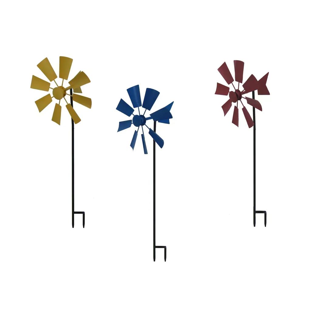 Wind Spinners Pinwheel 23.5cm*18cm*66cm Construction Funny Windmill 1 Pcs Garden Decoration Outdoors High-Quality