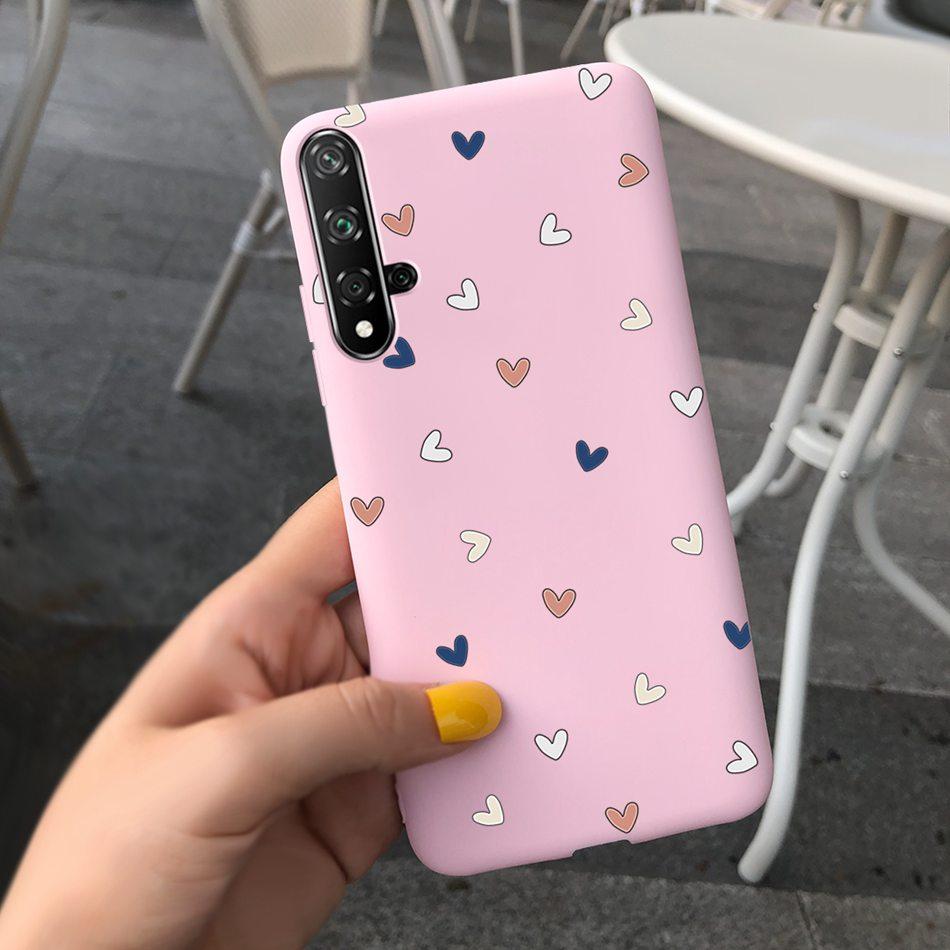 Чехол для Huawei Nova 5T Красивая Девушка Цветок Чехол для Телефона Для Huawei Nova5T YAL-L21 Мягкий Силикон Ударопрочная Задняя Крышка Бампер