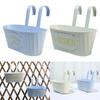 Metal Iron Hanging Flower Pot for Railing Fence Balcony Plant Holder Garden Planter Bucket with Detachable Hooks Decor