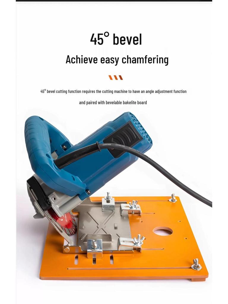 Handheld Electric Marble Cutting Machine: E18 Woodworking Base Plate Support
