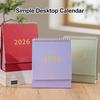 2026 Desk Calendar Retro Style Thick Paper Time Management Planner Home Office School Daily Schedule Planner