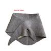 New Windproof Neck Warmer Coldproof Triangular Neckerchief Warm Knitted Scarves Bib Autumn and Winter