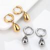 Water Drop Titanium Steel Earrings Women's High-end Earrings Niche Light Luxury Ins Jewelry