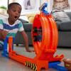 Hot Wheels Monster Truck Trophy Challenge Playset with 1 Mini Car Ages Orange JBX64 - 4+ -