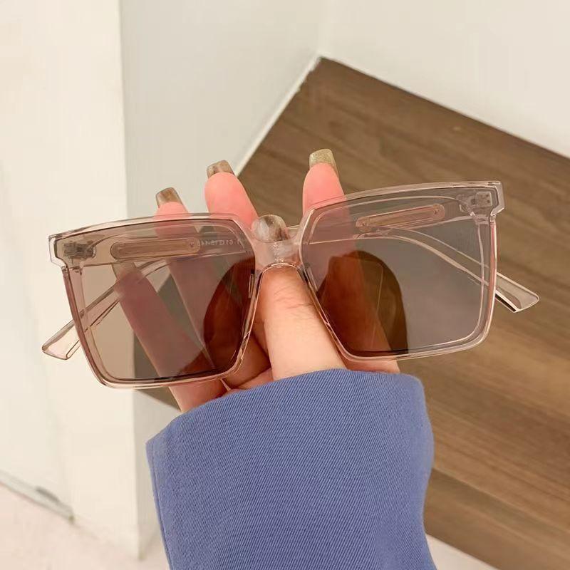 Солнцезащитные очки Oversized Square Sunglasses Women's Trend Plain Street Shot High-End Sunglasses