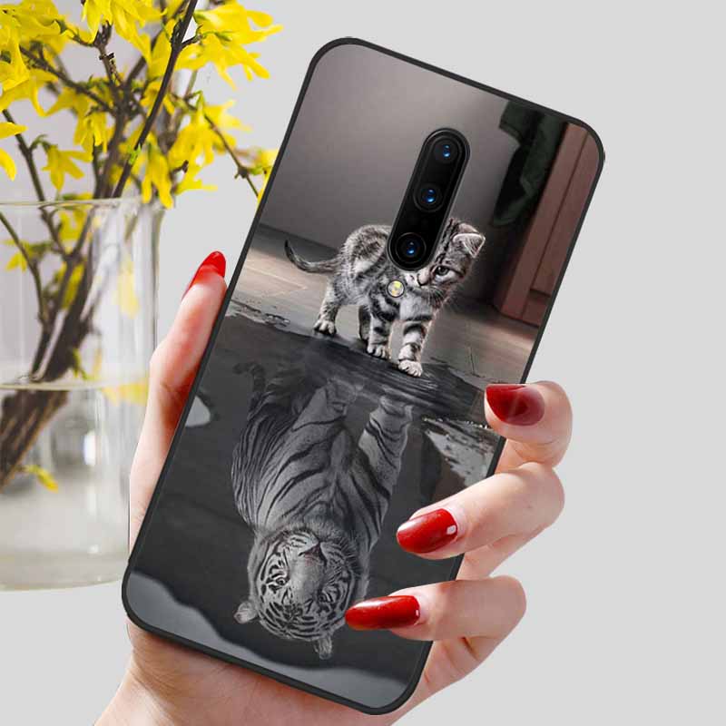 Phone Cover For Oneplus 7 Pro Case Lovely Printed TPU Silicon Soft Capa On for One Plus 7 7T Pro Oneplus7 7Pro Protection Covers