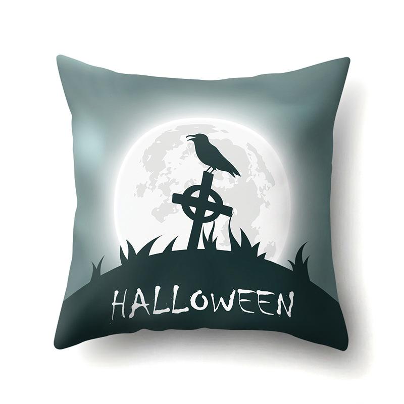 Хэллоуин Наволочка Подушка для поясницы автомобиля Тыква Чехол для диванной подушки Офис Дом Гостиная Наволочка