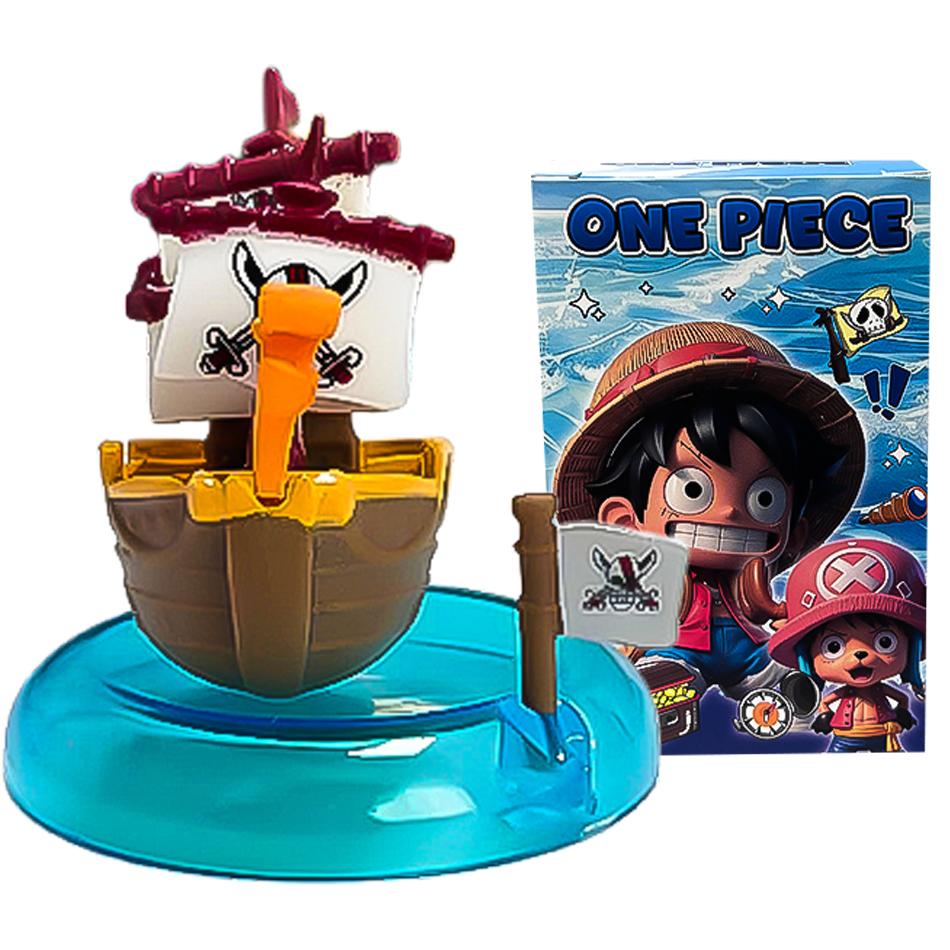 Аниме One Piece-серия Пиратский корабль Слепая коробка Мешок-сюрприз Игрушки Кукла Милая Аниме Фигурка Настольные украшения Коллекция